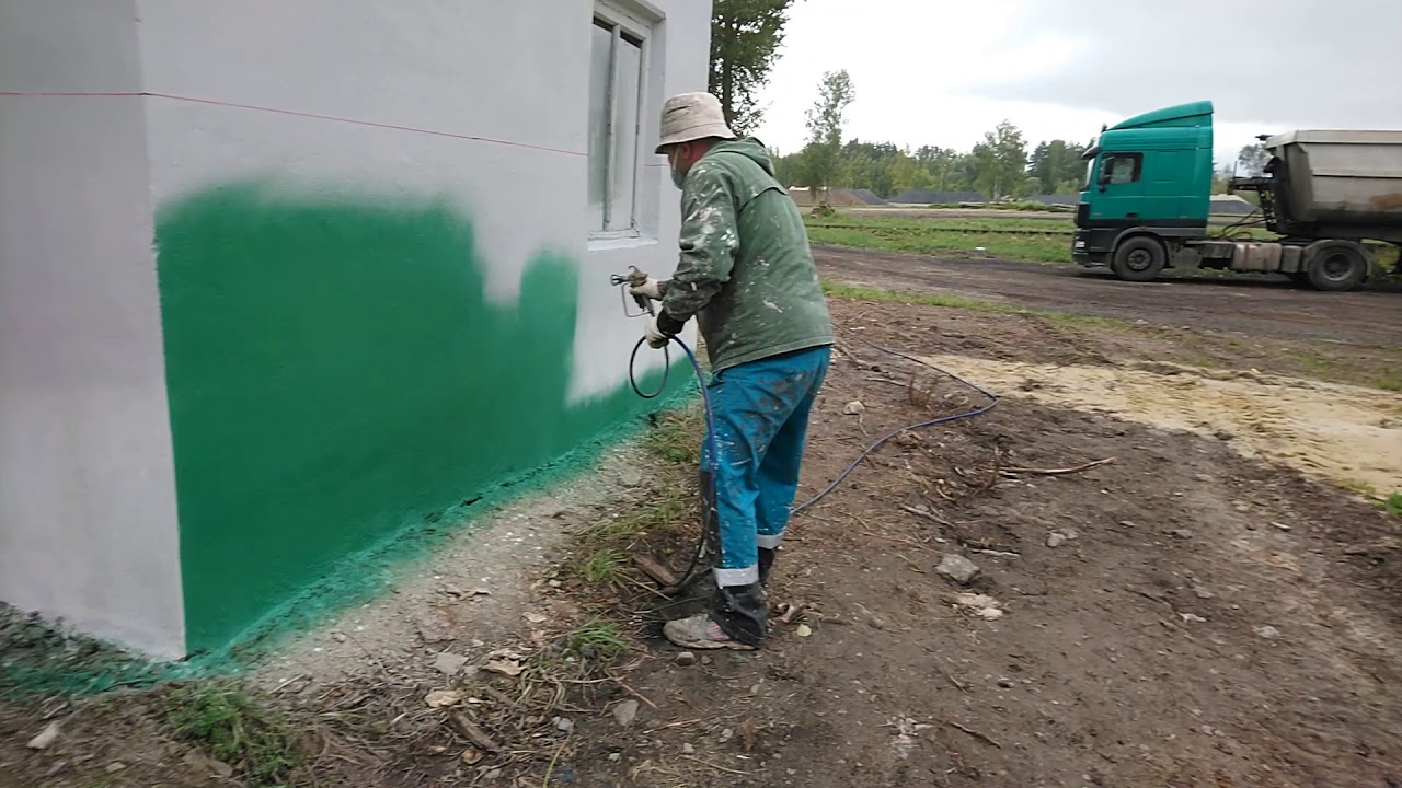 Покраска фасада